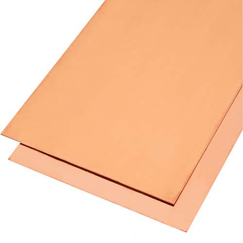 sheet metal fabrication material copper